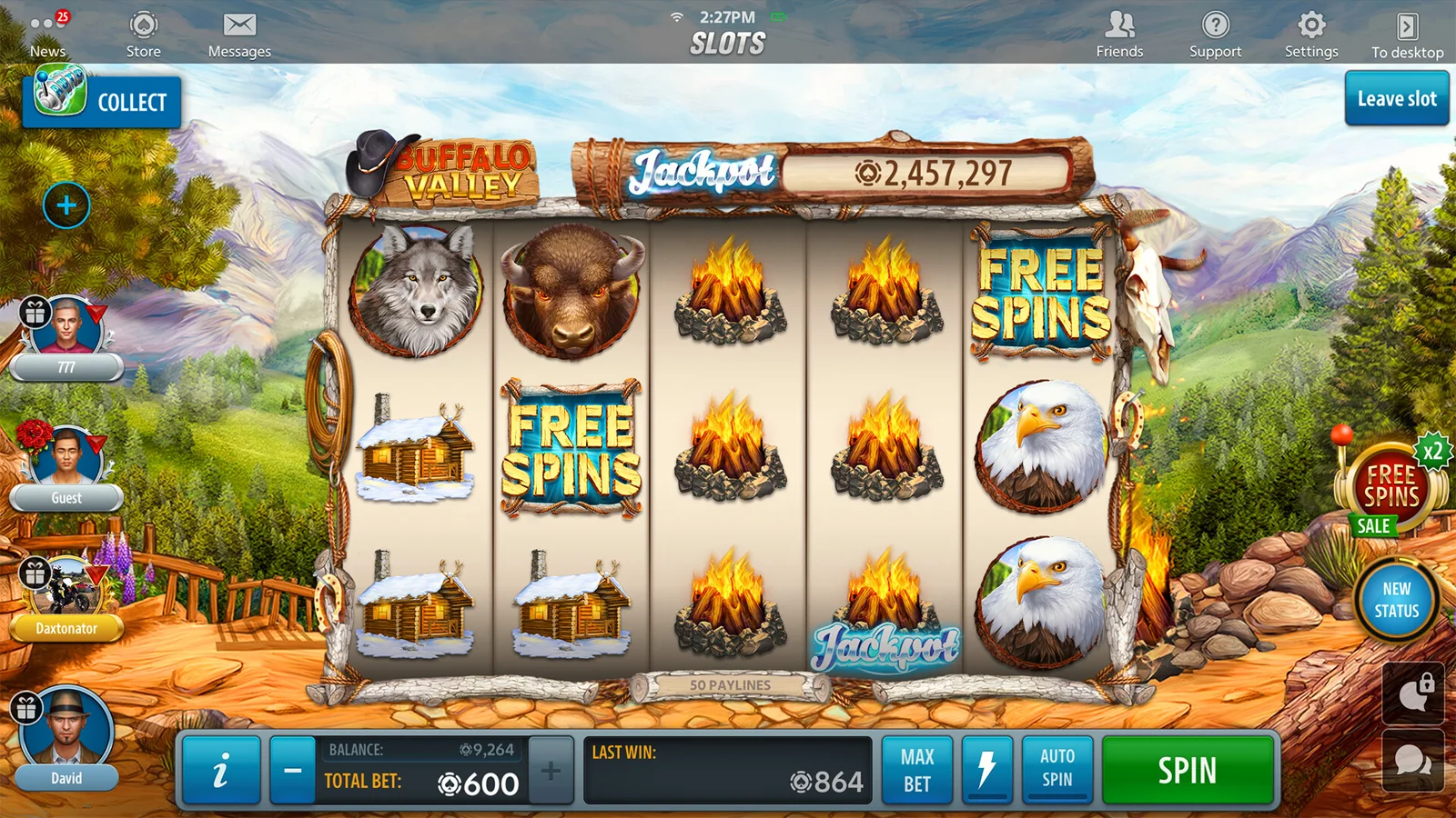 Tampilan permainan slot bernuansa emas untuk halaman kemenangan WINPKR